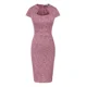 thumbnail image 1 of Vestido Tubo De Tweed Con Mangas Cortas Y Envuelto En Las, 1 of 6