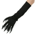 thumbnail image 5 of AWZXDE Halloween Long Dress Up Gloves with Long Nails for and Festivals Funny Black Accessories for Various Occasions Black,One Size, 5 of 9