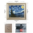 thumbnail image 6 of DECORARTS - Starry Night, Vincent Van Gogh Classic Art. Giclee Prints on Canvas with matching Museum Frame for Home Decor. 20x16", Total Size: 26x22", 6 of 6