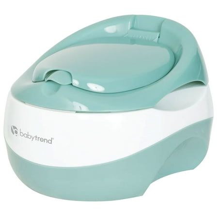 Baby Trend 3-in-1 Portable Cushioned Potty Seat w/Lid & Step Stool, Green
