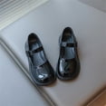 thumbnail image 2 of Girls Dress Shoes Mary Jane Flats Back to School Party Wedding Shoes(Toddler/Little Kid/Big Kid) Black 12 Little Kids, 2 of 5