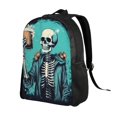 thumbnail image 2 of Easygdp Vintage Skull Beer Mochila Versátil y Elegante: Comodidad, Almacenaje y Durabilidad para la Universidad, Trabajo, Viajes y Uso Diario, 2 of 8