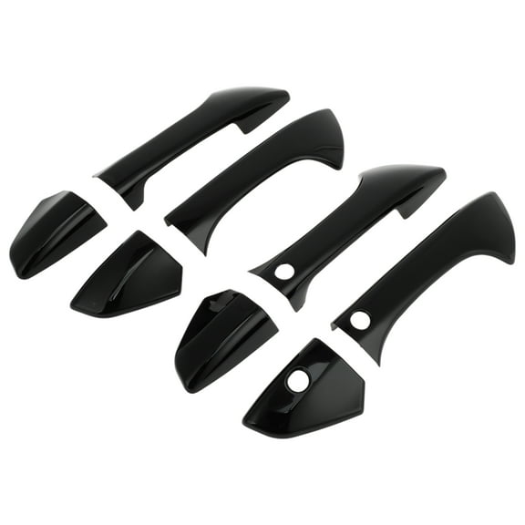 1 Set Car Door Handle Cover for Honda Accord 2008-2012 Outside Gloss Black ABS