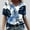 Blue tops womens, variant on Wenini Womens Blouses and Tops Dressy Loose Fit Breathable Pullover Tshirts Summer Flowers Print Short Sleeve V-Neck Casual Shirts Hot Pink l