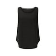 thumbnail image 3 of Admvng Tops for Women Trendy Loose Solid Color Casual Flowy Basic Sleeveless Summer Tank Tops Clothing Outfits Admvng S-2XL, 3 of 5