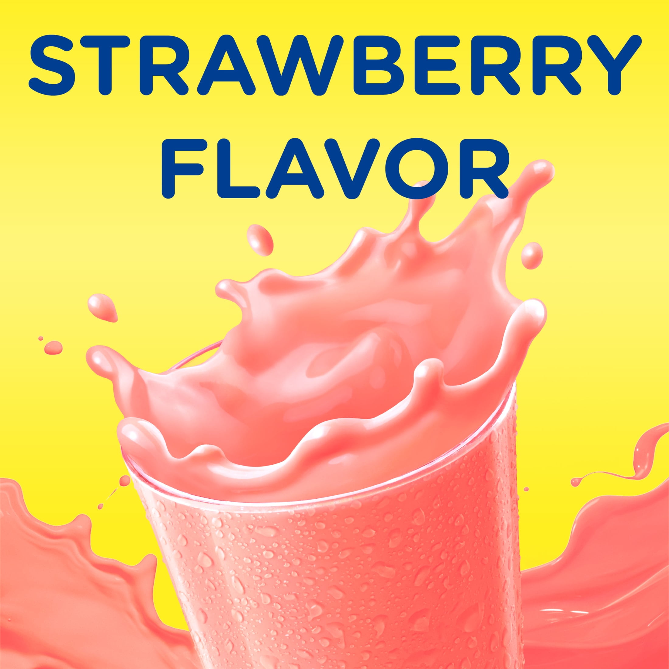 (3 pack) Nestle Nesquik Strawberry Flavor Powder Drink Mix, 35.5 oz