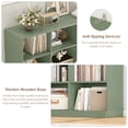 thumbnail image 5 of Hiphuta 21-Cube Bookcase, 86"H Tall Wooden Bookshelves for Bedroom, Living Room and Office, Freestanding Display Shelves Cube Organizer, Green, 5 of 7