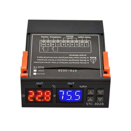 

Walmeck Digital Controller STC-3028 Intelligent Regulator AC 110~ Refrigerator Support HeatingCoolingHumidificationDehumidificationTemperature Correction