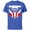 Royal Heather, variant on Marvel Falcon Captain America Uniform - Short Sleeve Cotton T-Shirt for Adults - Customized-Royal Heather