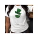 thumbnail image 1 of Camiseta deportiva de manga corta de algodón con cuello redondo para hombre y mujer, con estampado del Día de San Patricio, ideal para el tiempo libre., 1 of 4