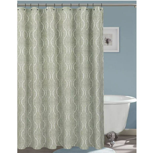 Threshold Wave Lines Shower Curtain, Threshold Shower Curtains