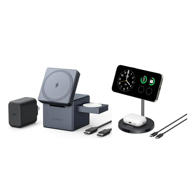 Soporte de cargador inalámbrico Anker MagSafe 15W para iPhone