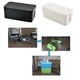 thumbnail image 2 of Caja de almacenamiento para cable de alimentación, regleta de plástico, organizador de cables para auriculares (M, negro), 2 of 6