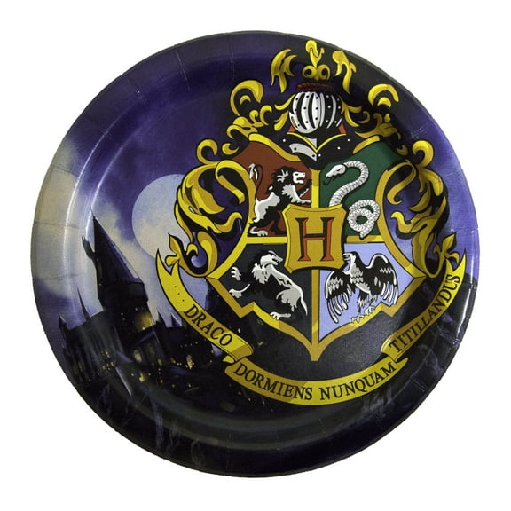 Harry Potter Paper Plates, 7 in, 8 Count