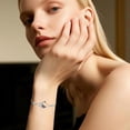 thumbnail image 3 of CACA LADY Cat Bracelet for Women 925 Sterling Silver Moon Moonstone Bracelet Celtic jewelry for Cats Lover, 3 of 6