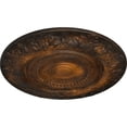 thumbnail image 3 of Ekena Millwork 20 7/8"OD x 1 1/4"P Biddix Ceiling Medallion (Fits Canopies up to 7 1/2"), Hand-Painted Rust, 3 of 7