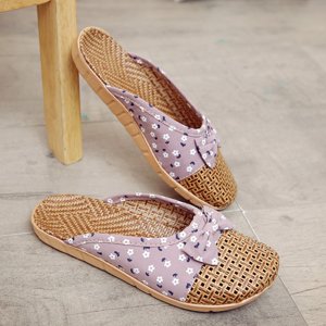 Women s Home Slippers Rattan Cute Slippers Indoor Slippers Summer Slippers Breathable Slippers Closed Toe Slippers
