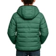 thumbnail image 3 of KyCheLot Winter Jacket for Kids Solid Color Zip up Long Sleeve Clothes with Hood Comfy Warm Hooded Jackets, 3 of 5