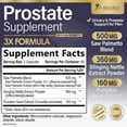 thumbnail image 3 of Prostate Health Supplements for Men - 3X Strength with Saw Palmetto Blend Stinging Nettle Root & Pumpkin Seed Support Complex - Supports Bathroom Trips Prostate & Urinary Health - 120 Capsules, 3 of 10