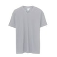 thumbnail image 3 of T-Shirts Summer Texture Pads Shoulder Pads Sleeves Quick Drying Fitness Exercise Short Tee Shirts Men Grey XXXL, 3 of 4