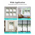 thumbnail image 6 of Window Privacy Film Botanical Leaves Stained Glass Window Film Decorative Sun Block Window Cover Farmhouse Simple Eucalyptus&nbsp;Branches Window Clings Static Adhesive Sticker for Bathroom 23.6"x59", 6 of 7