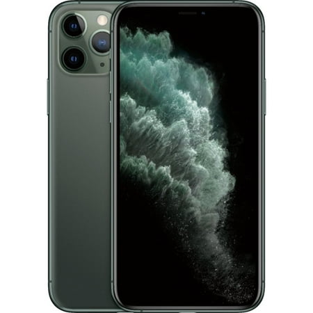 Restored Apple iPhone 11 Pro - Carrier Unlocked - 64 GB Midnight Green (Refurbished)