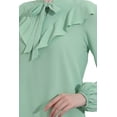 thumbnail image 5 of Dusty Lilac - V neck Collar - Blouses - Refka, 5 of 5