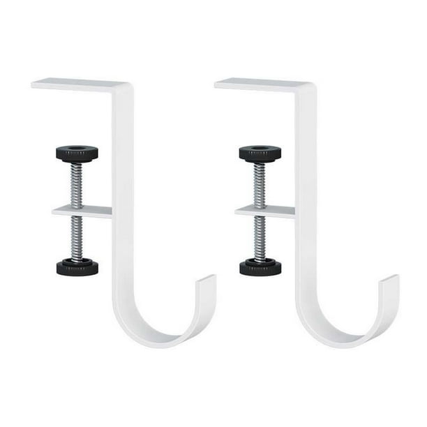 Colgador de ladrillo resistente ajustable para medias de chimenea y guirnaldas - gancho de repisa de 0,6" a 2,4" - Sin taladro, sin tornillos, diseño de doble gancho
