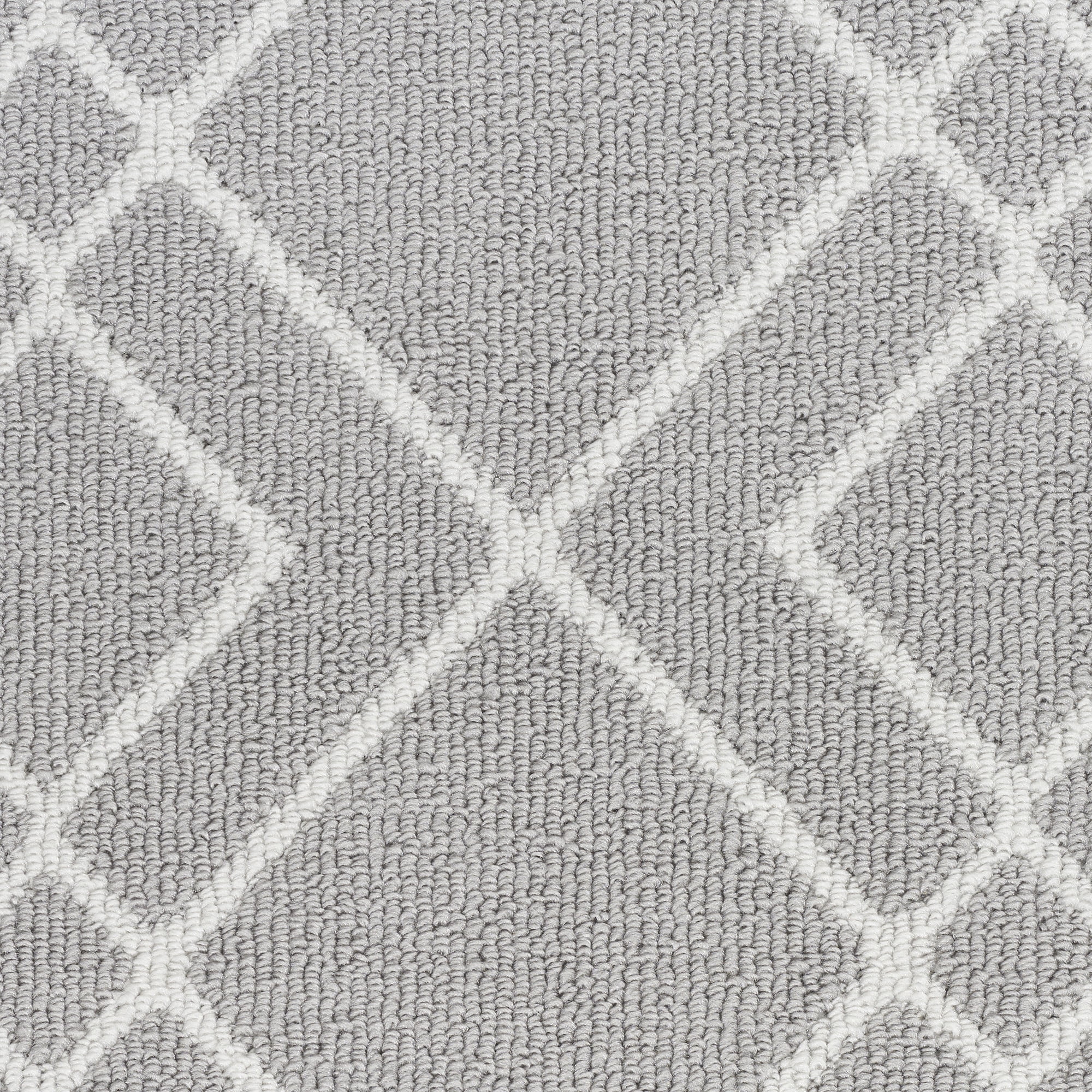 Nourison Modern Lines Geometric Silver 8' x 10' Area Rug, (8x10)