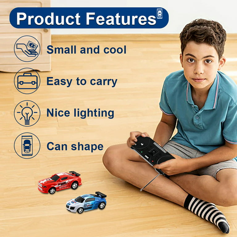 Remote Control car,Pocket rc car Phone Control Cars boy Toys, Mini Coke can  Racing Remote-Control car,1 Pack(2.4GHZ)
