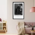 thumbnail image 3 of Historic Framed Print, [William Tecumseh Sherman, full-length portrait, facing front, right hand holding hat on back of chair], 17-7/8" x 21-7/8", 3 of 9