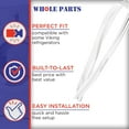 thumbnail image 5 of Whole Parts Refrigerator Freezer Door Seal Gasket, White Color, Part# PB070289 - Replacement & Compatible with Some Viking Refrigerators, 5 of 7