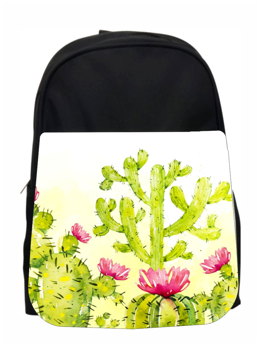 School Backpack,Cute Cactus Computer Backpacks Travel Hiking Camping Daypack For Youth 