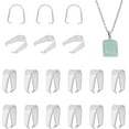 thumbnail image 2 of 10 Pieces 201 Stainless Steel Pinch Clip Bail Clasp Dangle Charm Bead Pendant Connector Findings 13x7x9mm for Jewelry Making DIY, 2 of 9