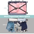 thumbnail image 5 of Compression Packing Cubes for Travel Women - Travel Bags Luggage Organizers Travel Essentials Compression Cubes for Travel Carry on Suitcases,Pink, 5 of 18