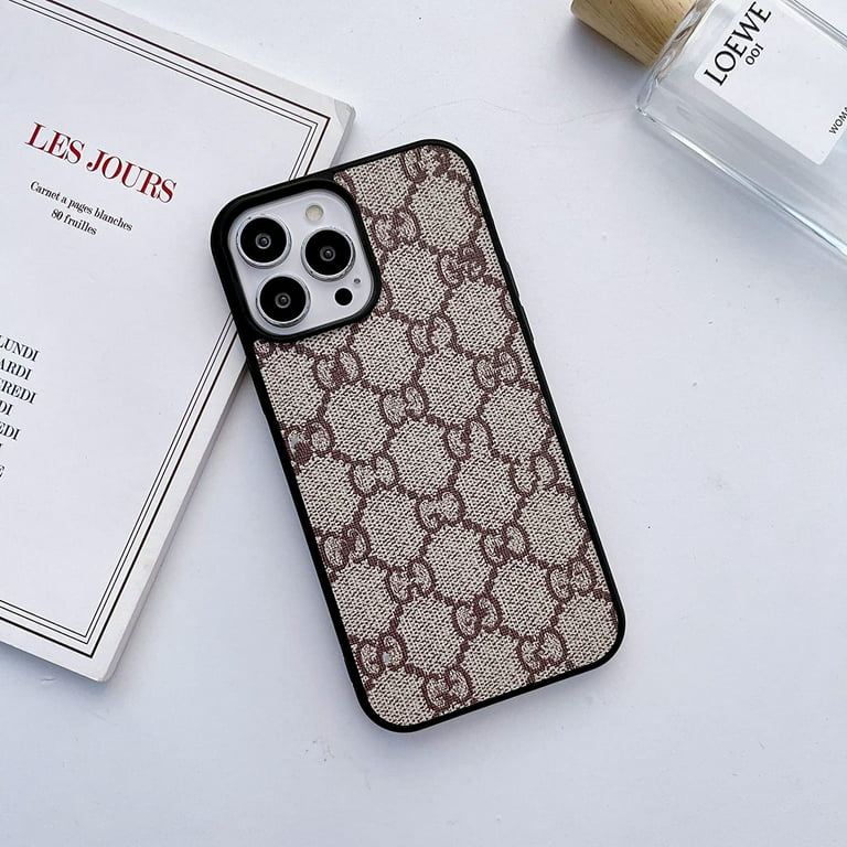 LUXURY GUCCI LEATHER CASE FOR IPHONE 13 12 11 PRO MAX X XR XS 8 7