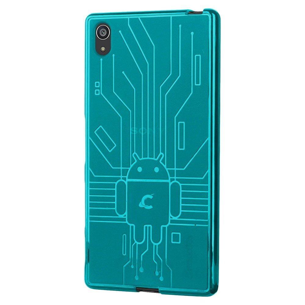 Sony Xperia Z5 Premium Case Cruzerlite Bugdroid Circuit Case Compatible For Sony Xperia Z5 Premium Teal Walmart Com