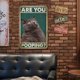 thumbnail image 3 of Placa Metal Vintage Pintura Hierro Rectangular Gato Arte Pared Bar para El 20x30cm, 3 of 9
