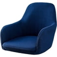 thumbnail image 1 of Housse de chaise extensible pour salle à manger, bureau (bleu marine), 1 of 5