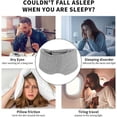 thumbnail image 3 of Antifaz para dormir para hombres y mujeres, antifaz para dormir de algodón con correa totalmente ajustable, antifaz para dormir con bloqueo de luz, cubierta para ojos de 0 presión para dormir, siesta, 3 of 5