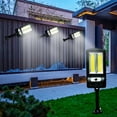 thumbnail image 6 of Jubipavy Solar Street Light IP65 Waterproof Outdoor Solar Powered Street Lights Motion Sensor LED Floods Light For Parking Lot Driveway, 6 of 8