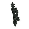 thumbnail image 1 of Rustic Black Enamel Cast Iron Roman Dolphin Decorative Door Knocker, 1 of 5