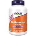 thumbnail image 1 of Supplement NOW D-Manosa 500 mg para un tracto urinario saludable, 120 cápsulas, 1 of 6
