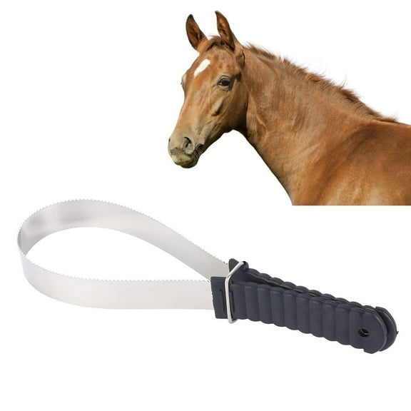 Durable Horse Grooming Tool, Stainless Steel Curry Comb For Safe  Easy Hair Removal, 5.5"