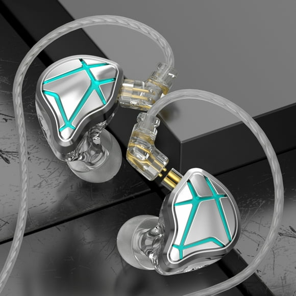 Peggybuy In Ear Earphones Ergonomic In Ear Monitor Headphones for Sports Game Music Lover