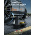 thumbnail image 2 of Compresor de aire portátil AstroAI para inflador de neumáticos, 12 V DC, amarillo, 2 of 9