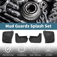 thumbnail image 2 of Protectores de barro Unique Bargains para Toyota Land Cruiser LC300 2022-2024, protectores de barro delanteros y traseros con accesorios de montaje, 2 of 6
