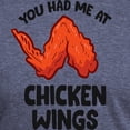 thumbnail image 3 of CafePress - Funny Chicken Wing Lover You Had Me At Chi T Shirt - Mens Tri-blend T-Shirt, 3 of 4