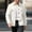 White, variant on Mens Casual Shirt Jacket Long Sleeve Button Down Fall Shacket Lightweight Quilted Jackets with Pockets