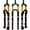 Gold, variant on 26/27.5/29 inch MTB Air Suspension Fork, Upgraded 34mm Stanchions & 140mm Travel, Rebound Adjust, Straight Steerer, 9x100mm QR, Manual Lockout Front Fork for XC AM Mountain Bike